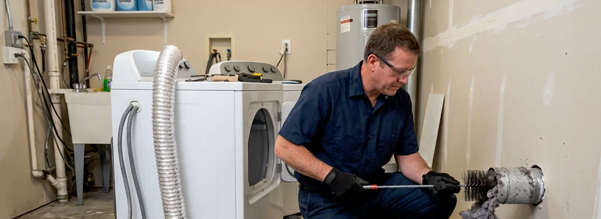 Clogged Dryer Vent Repair in Newark, New Jersey