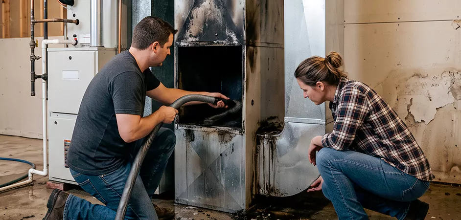 Fire and Flood Duct Restoration in Newark, NJ
