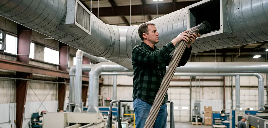 Post-Construction Duct Cleaning in Newark